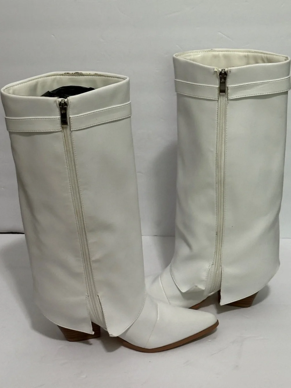Fashion Nova chill out Knee High Boots with buckle 7